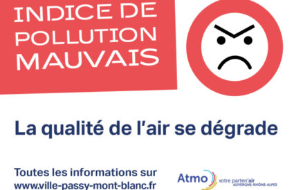 indice pollution mauvais - Vigilance orange