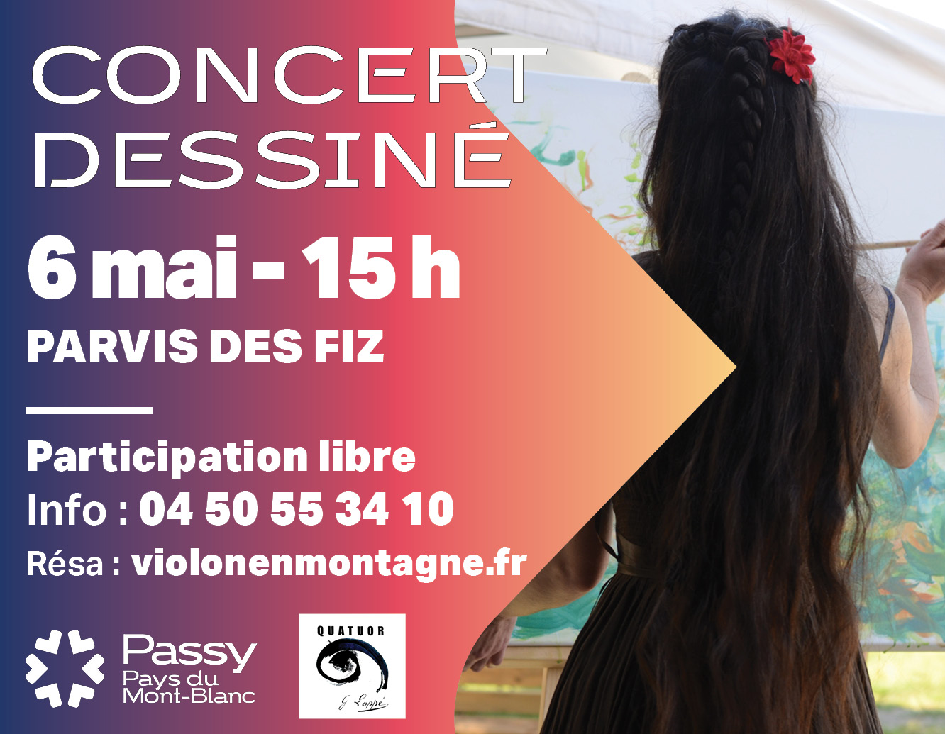 Concert Dessiné Parvis des Fiz 6 mai