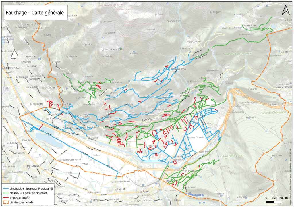 Carte plan de fauchage 2025