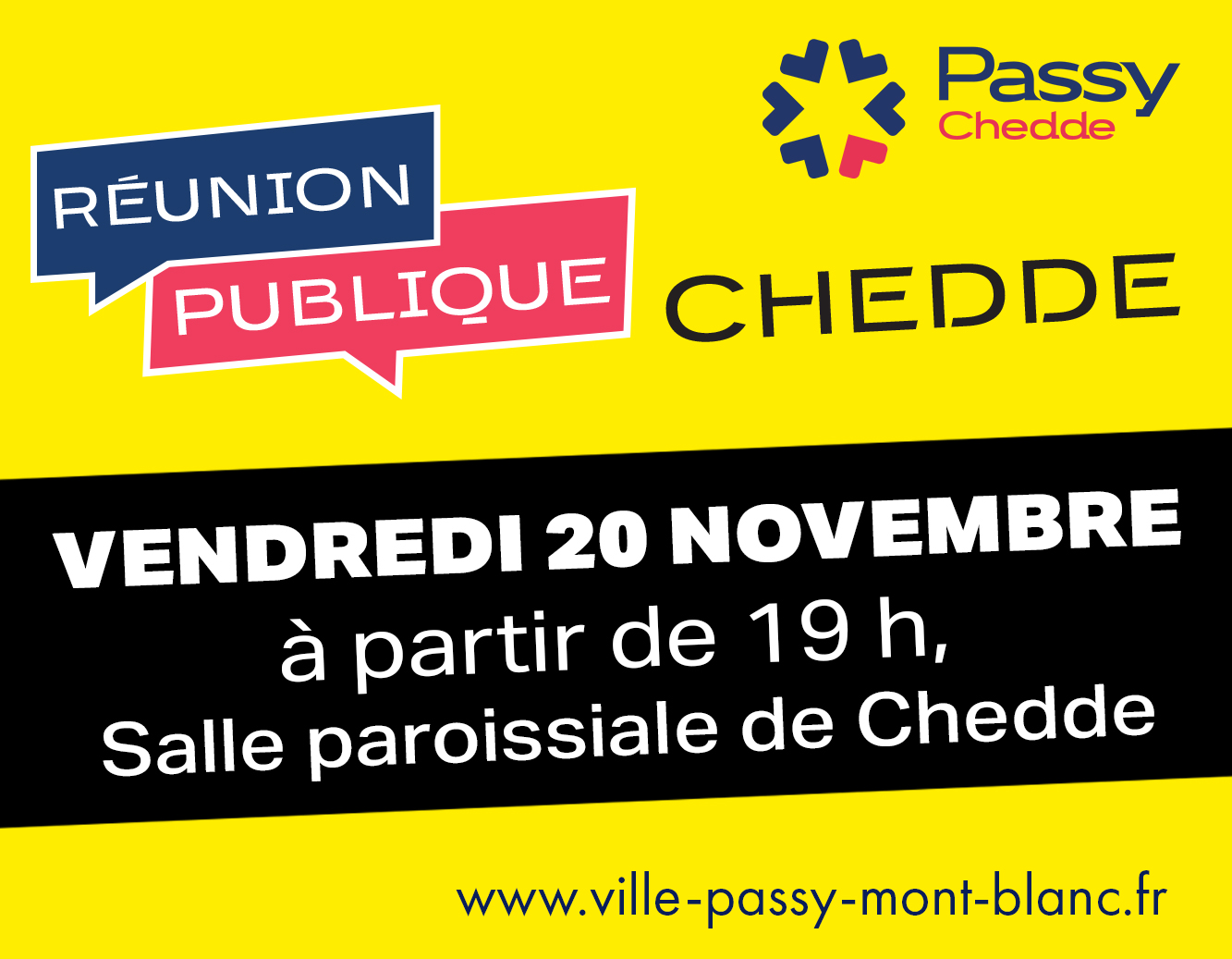 Réunion publique Chedde