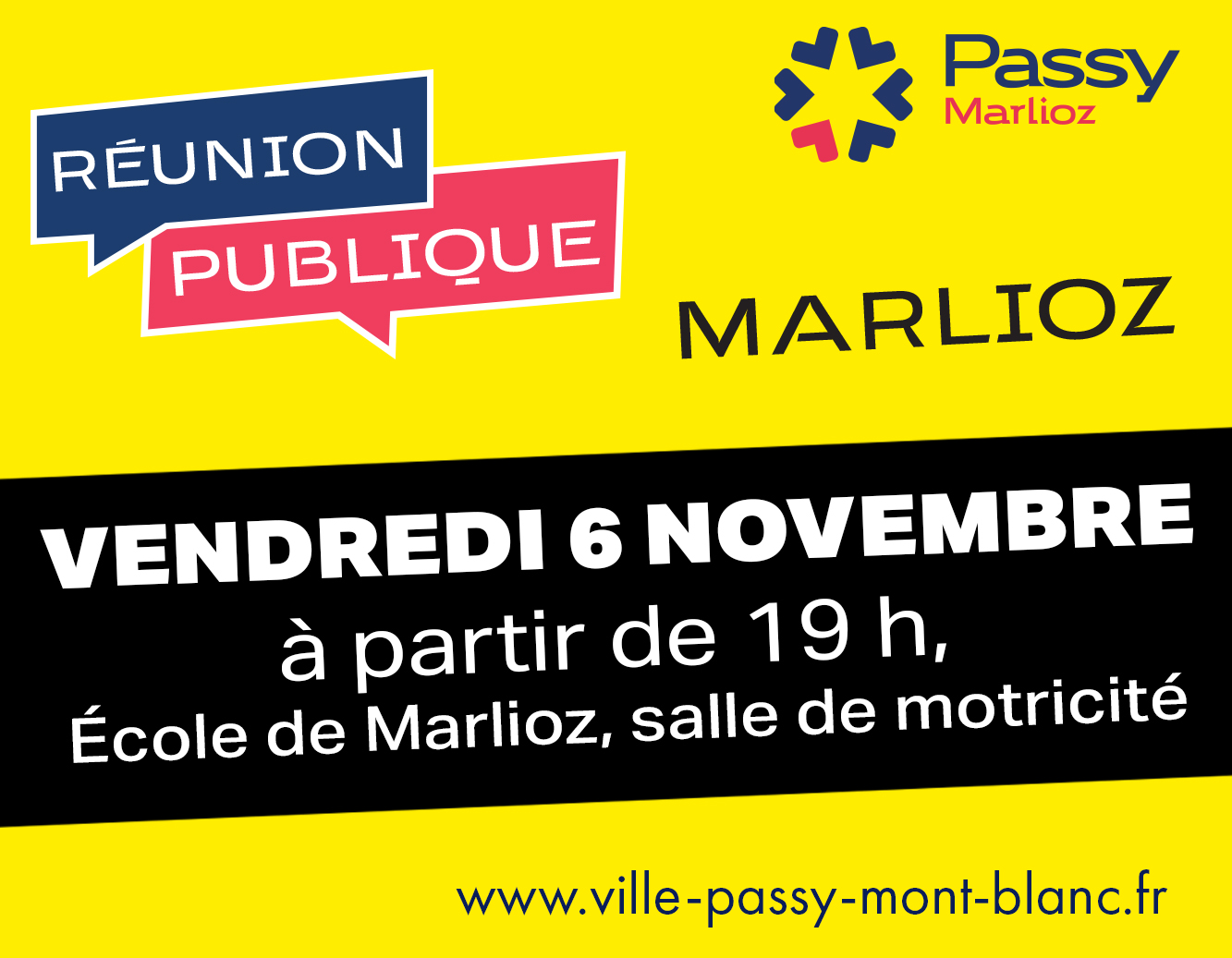 Réunion publique Marlioz