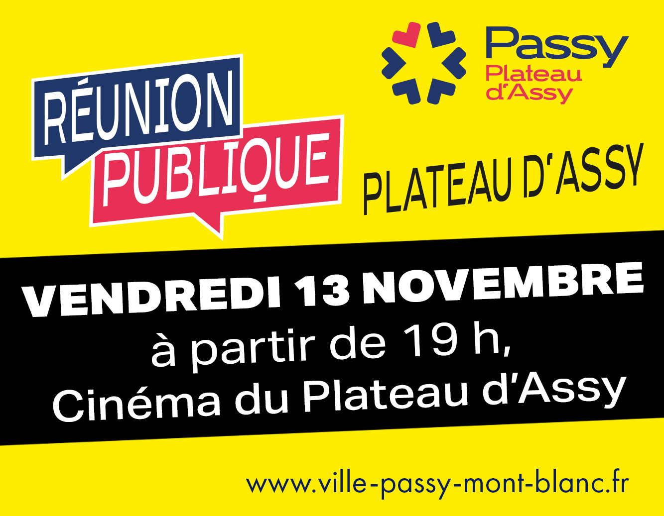 Réunion publique Plateau d'Assy