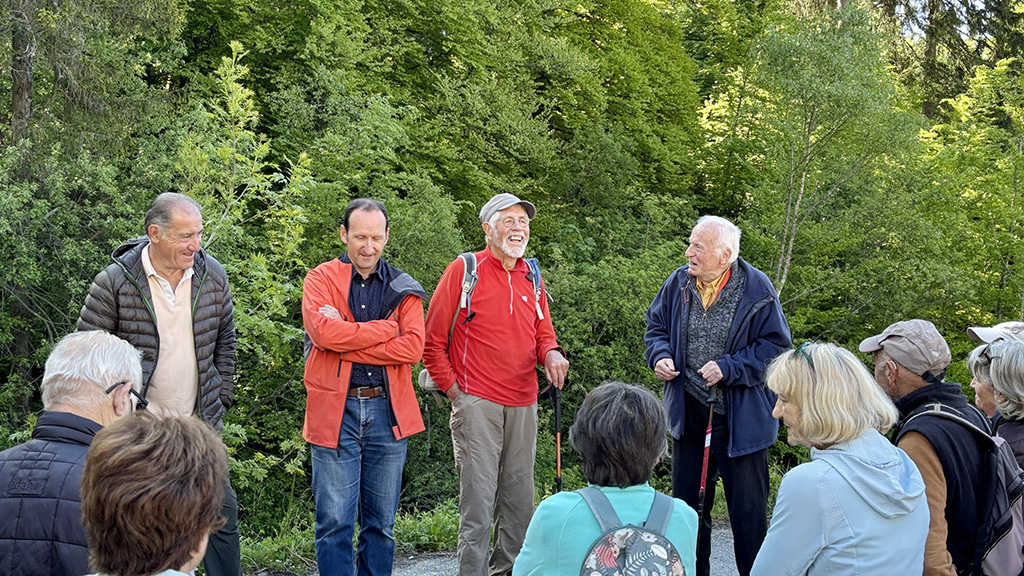 Inauguration sentier Mère-Eau et blocs escalade Plateau d'Assy Passy