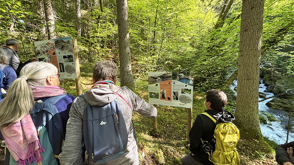 Inauguration sentier Mère-Eau et blocs escalade Plateau d'Assy Passy