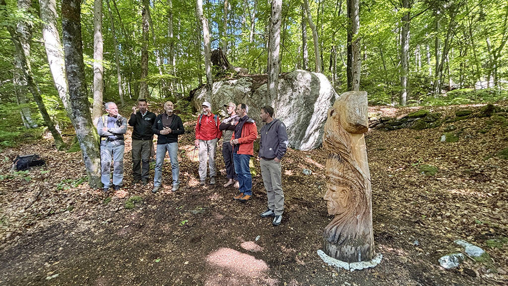 Inauguration sentier Mère-Eau et blocs escalade Plateau d'Assy Passy