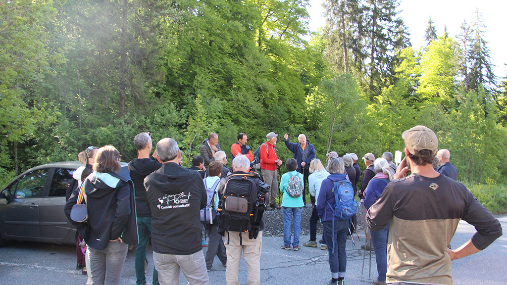 Inauguration sentier Mère-Eau et blocs escalade Plateau d'Assy Passy