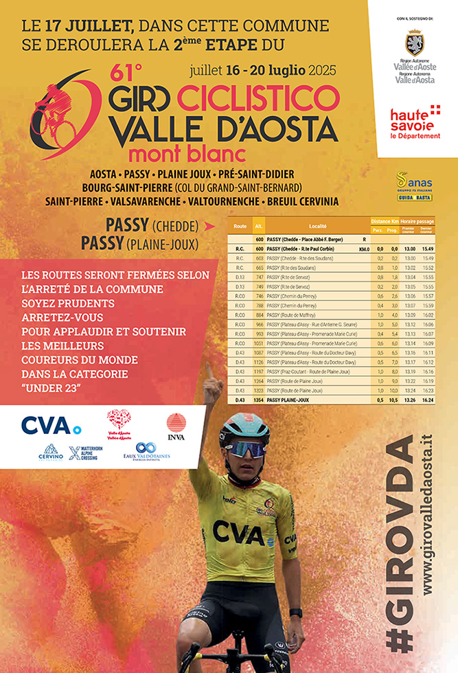 Affiche Giro 2e étape Passy