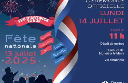 Festivités fête nationale 14 juillet 2025 Passy