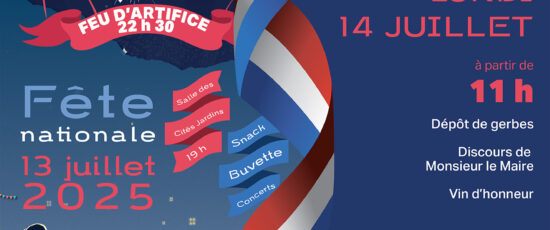 Festivités fête nationale 14 juillet 2025 Passy