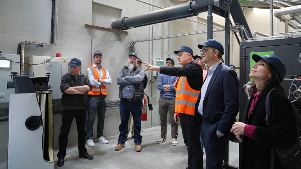 Inauguration chaufferie biomasse et réseau de chaleur Passy