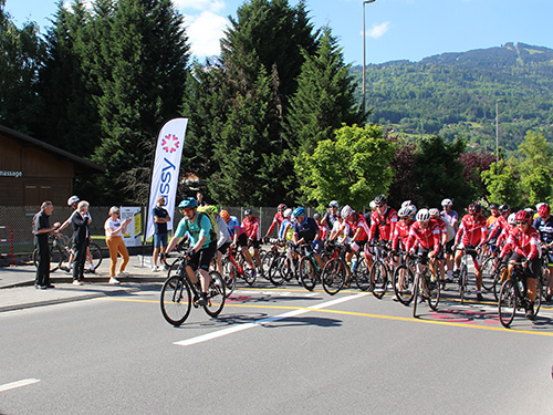 Balisage du Contre-la-Montre du Tour de France 2023 Passy