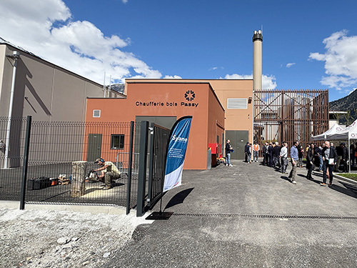 Chaufferie biomasse et réseau chaleur Passy