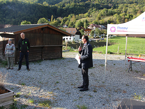 Inauguration aménagement travaux route des Soudans