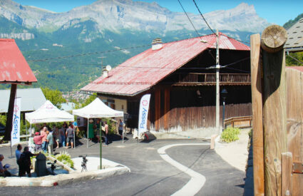 Travaux des Plagnes Derrière inauguration