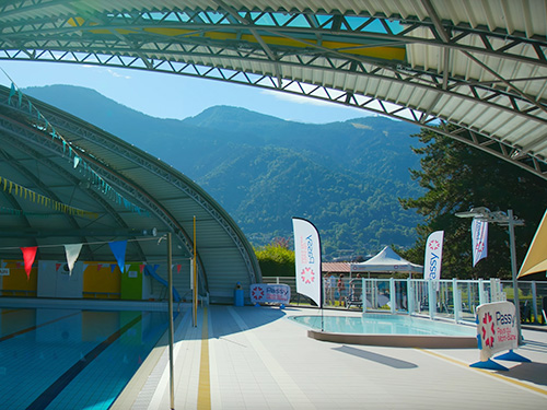 Pataugeoire à la piscine municipale de Passy 