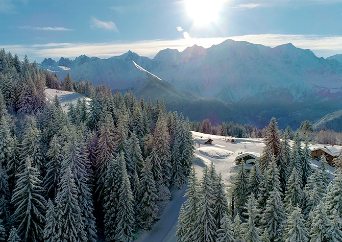 Station Passy Plaine-Joux, hiver comme été