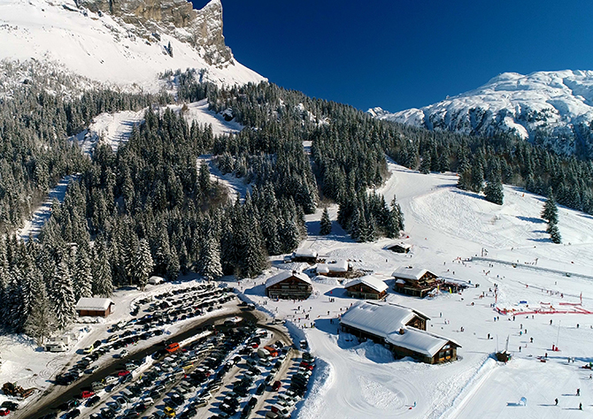 Station Passy Plaine-Joux, hiver comme été