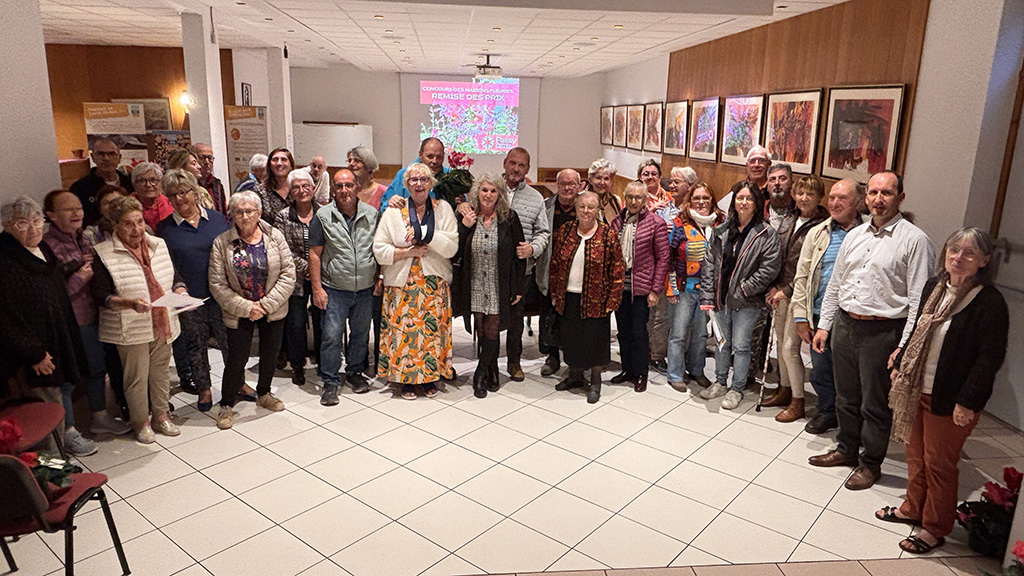 Les participants du concours des Maisons Fleuries 2025 Passy