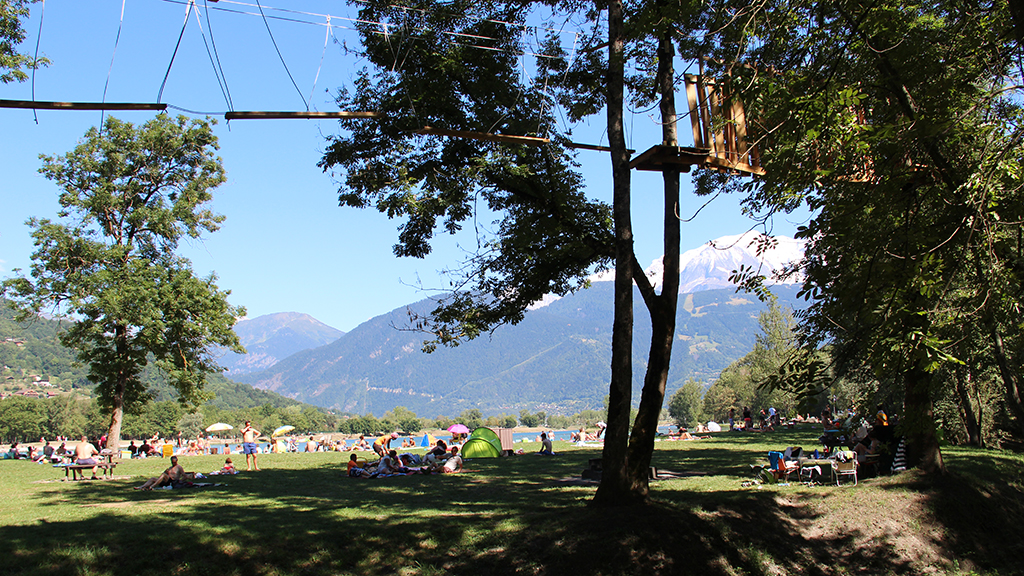 Base de loisirs lac de Passy, accrobranche