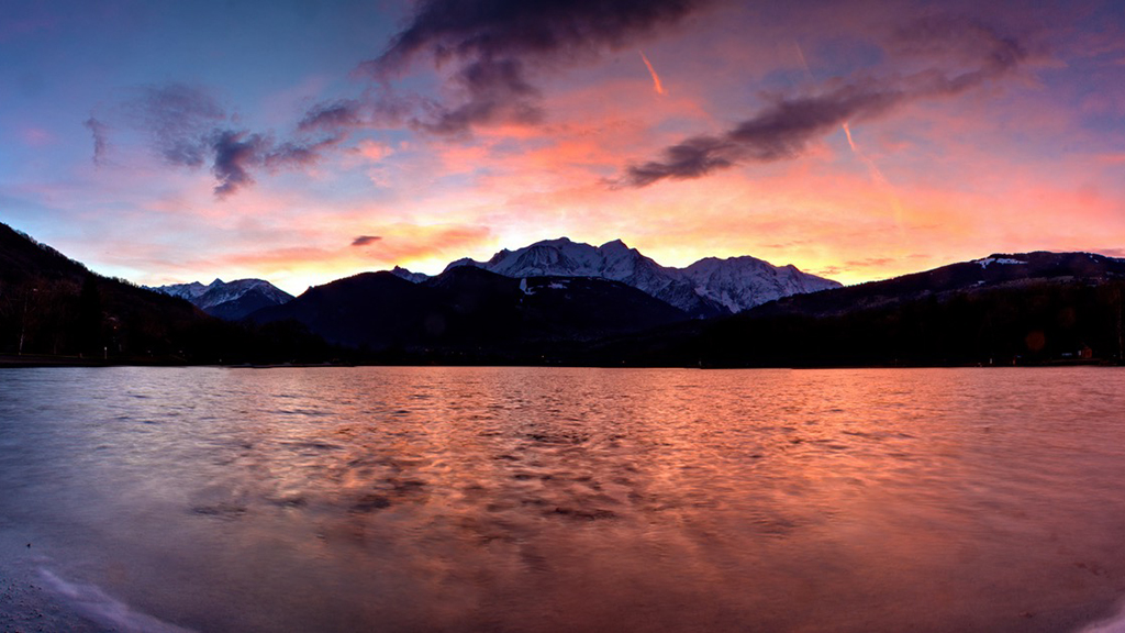 Base de loisirs lac de Passy, mont-Blanc