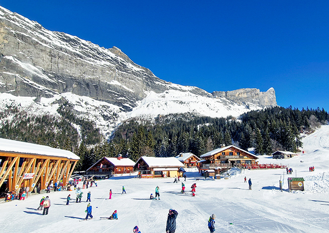 Station Passy Plaine-Joux, hiver comme été