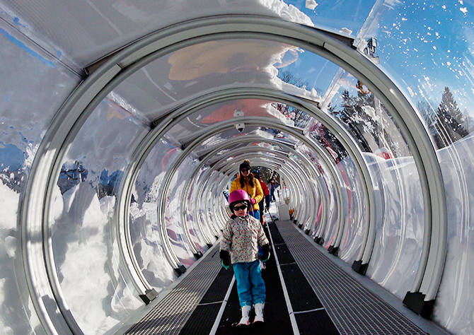 Station Passy Plaine-Joux, hiver comme été