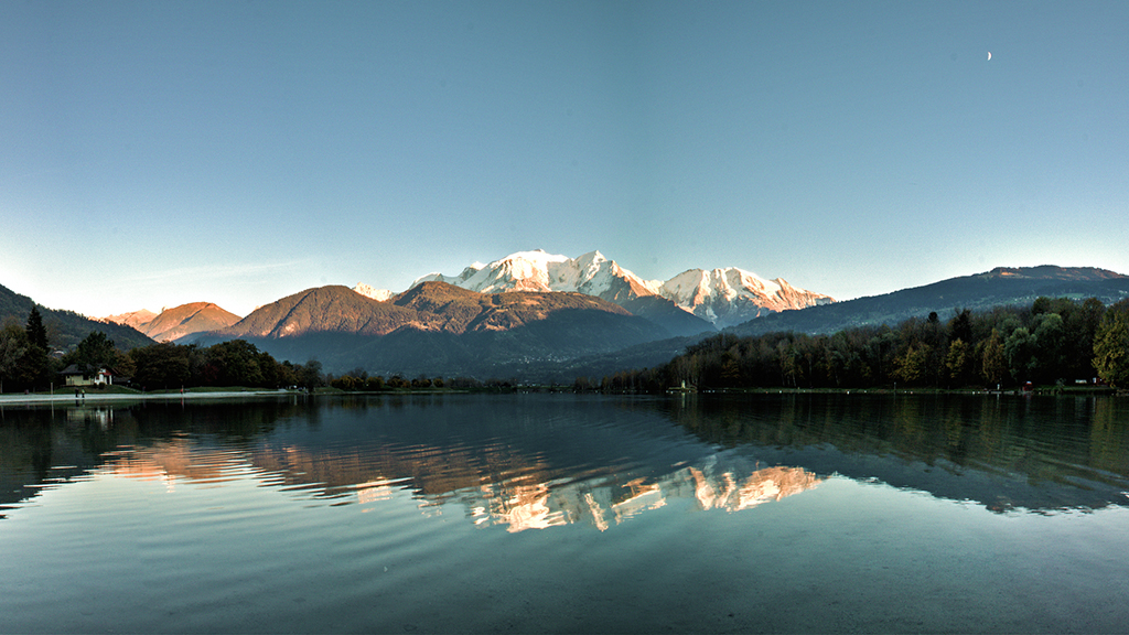 Base de loisirs lac de Passy, mont-Blanc