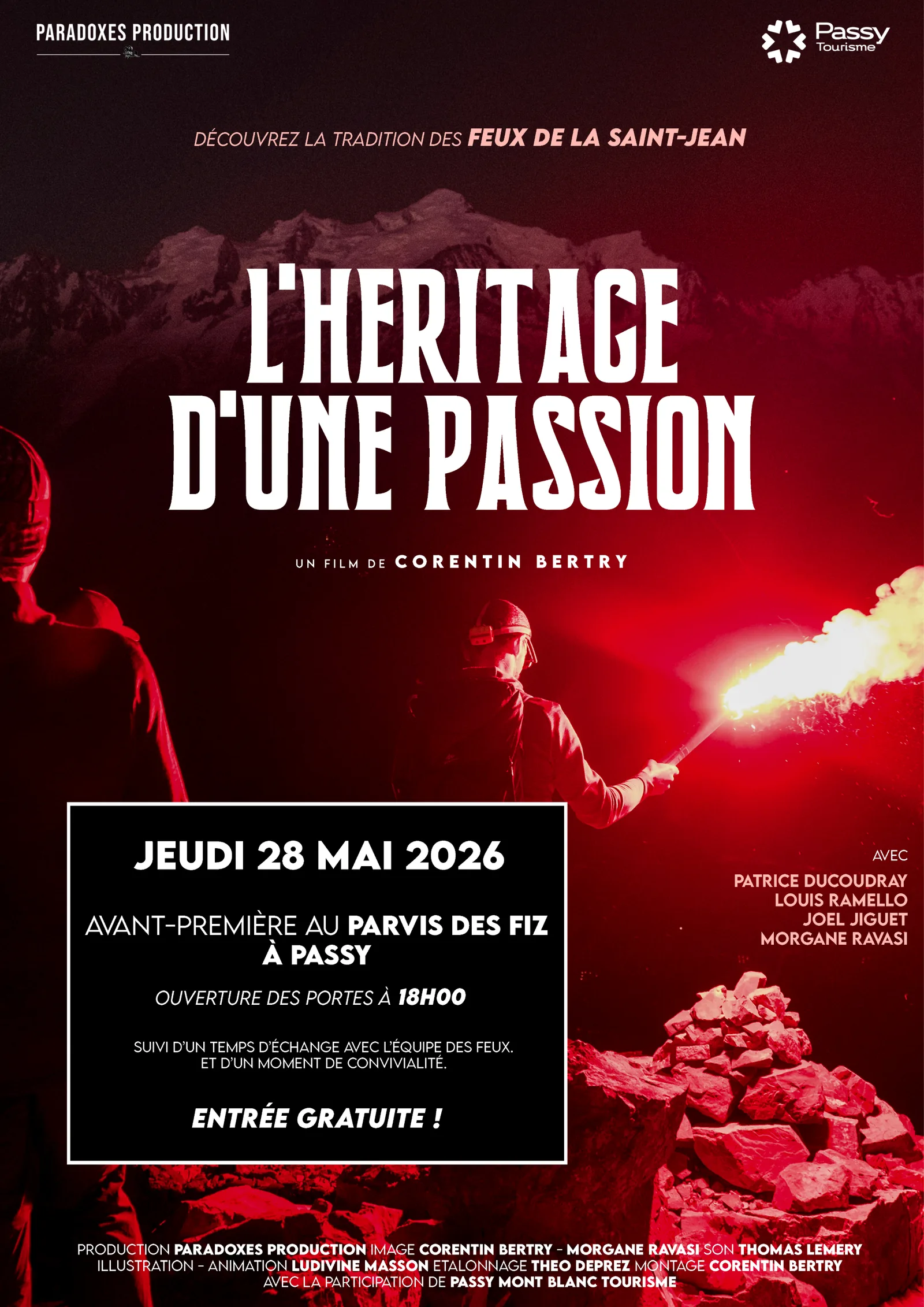 Affiche l'Heritage d'une Passion" Feux de la Saint-Jean"
