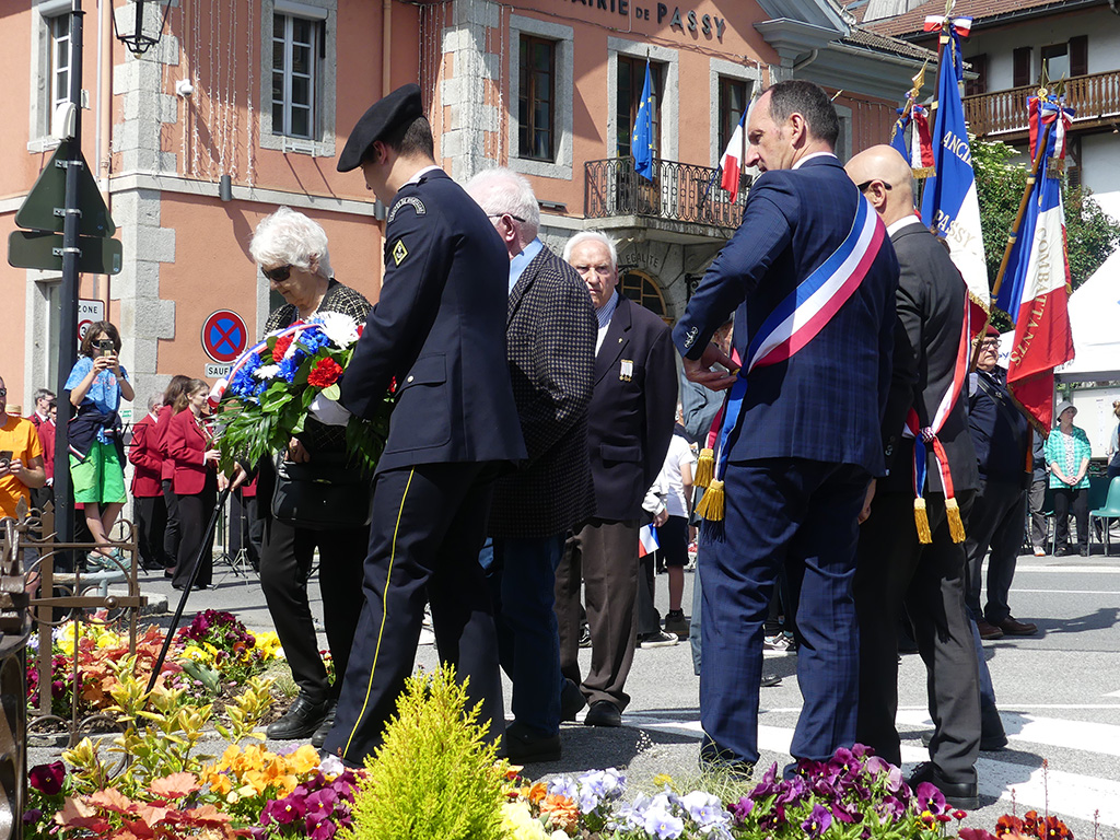 Commémoration 8 mai 1945 Passy