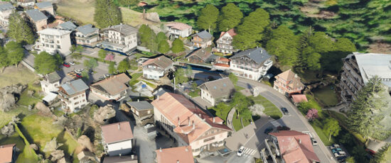 Plan 3D projection travaux Plateau d'Assy