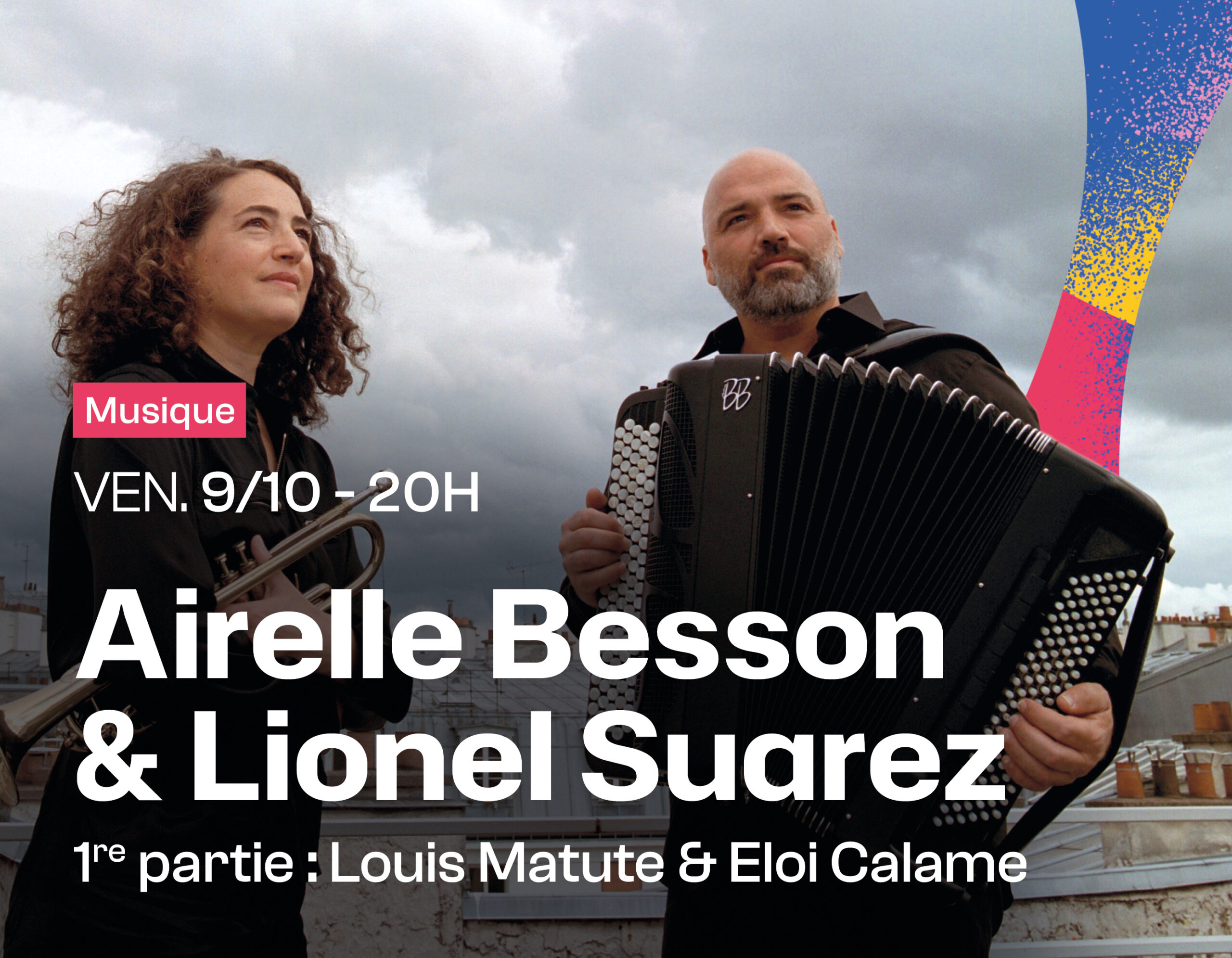 Airelle BESSON & Lionel SUAREZ Parvis des Fiz passy