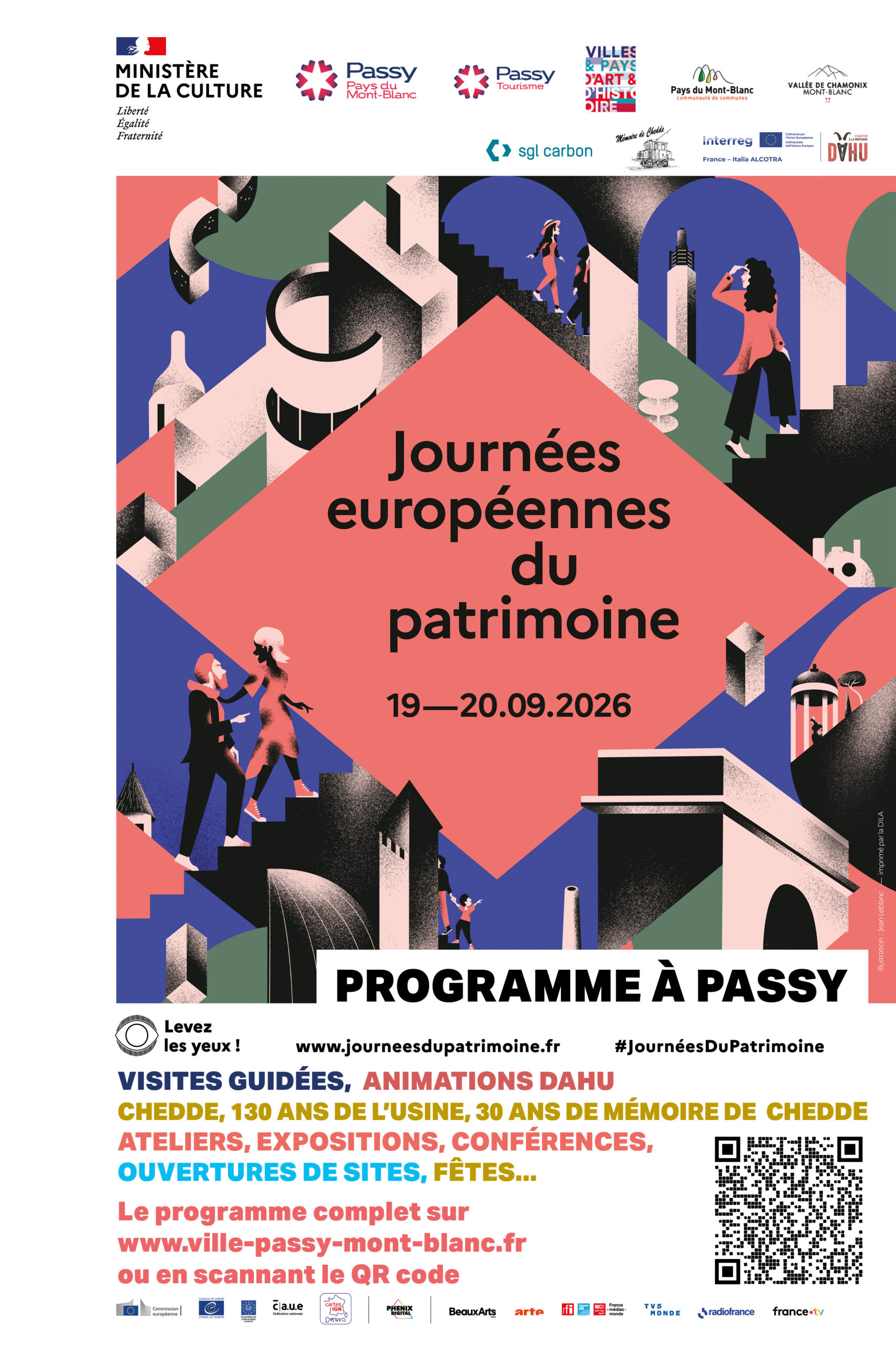 Affiche Journées Européennes du Patrimoine 2026 Passy