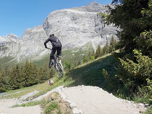 Piste enduro VTT station Passy Plaine-Joux