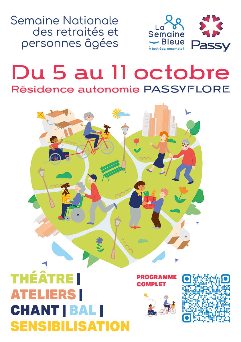 Affiche Semaine Bleue Passy